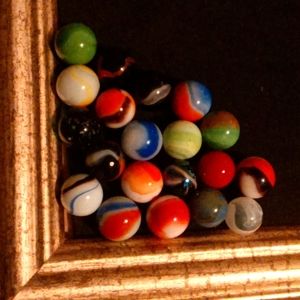 20 Vintage Marbles.